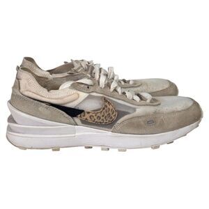 Nike Waffle One SE Leopard Print Sneakers Womens‎ Size US 8